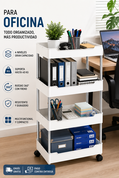 Organizador Multifuncional de 4 Niveles