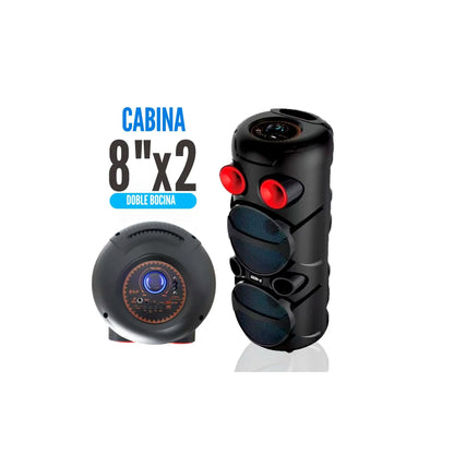 Bafle Dual de 8 Pulgadas