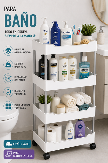 Organizador Multifuncional de 4 Niveles