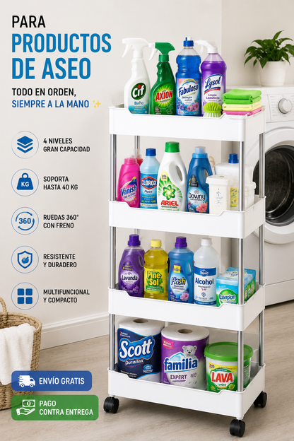 Organizador Multifuncional de 4 Niveles