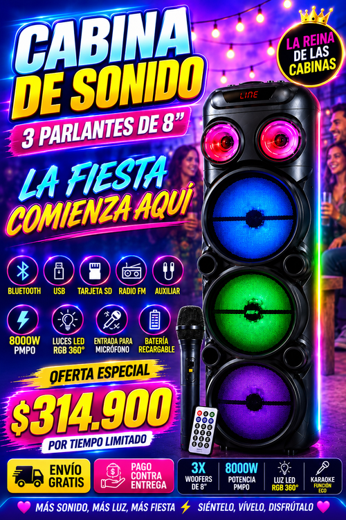 Cabina De Sonido GediG Gd2887 (DP 2887)