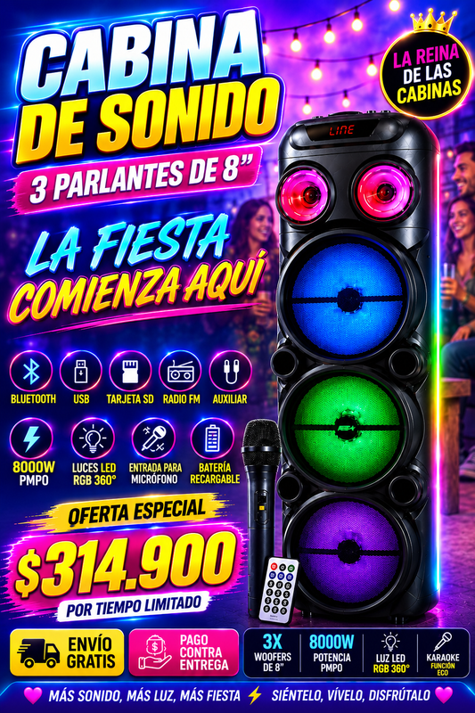 Cabina De Sonido GediG Gd2887 (DP 2887)